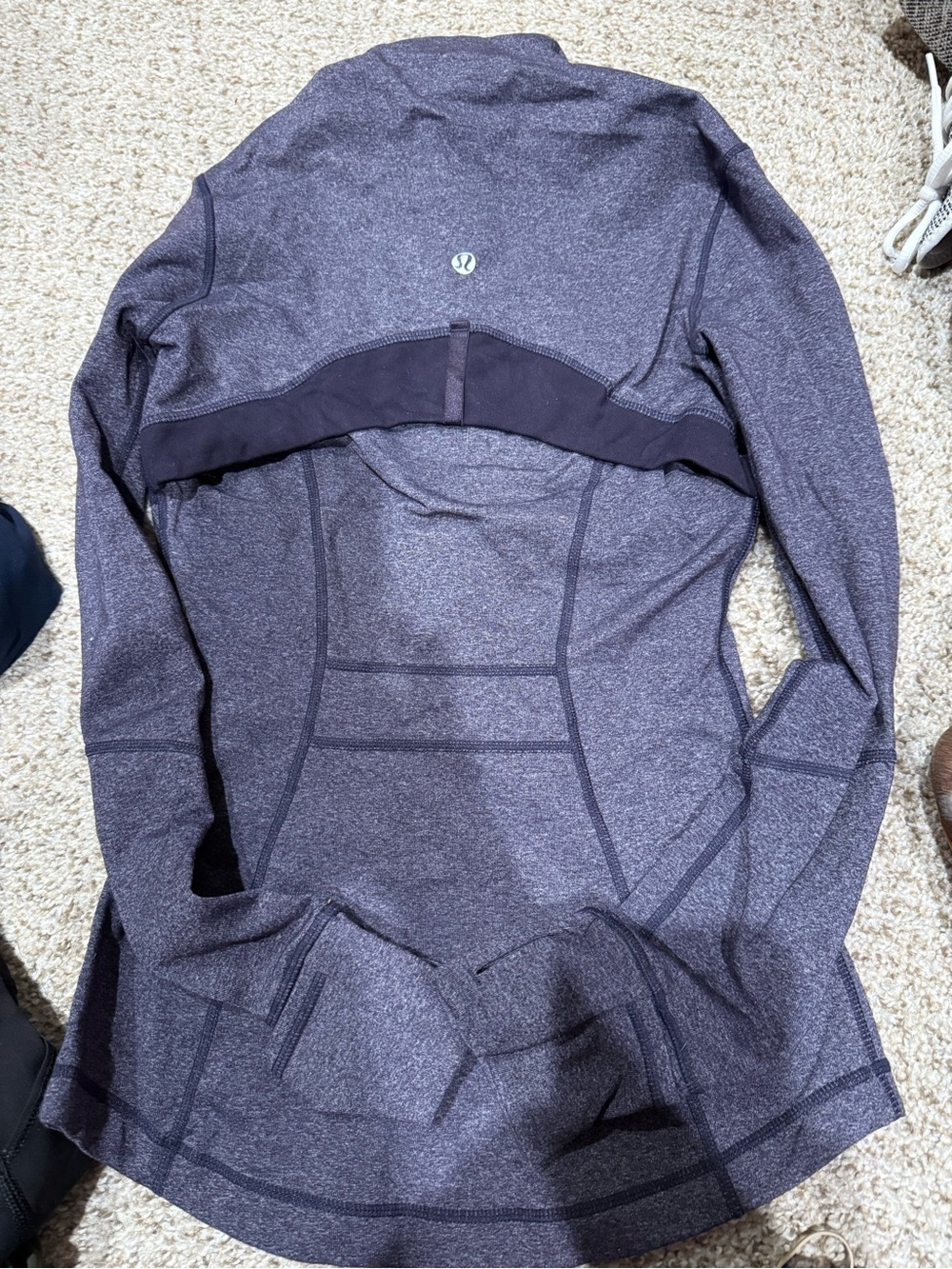 Lululemon blue Heather Athletic Jacket